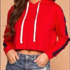 Cropped, Sleeveless Sweatshirt